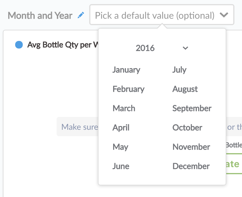 Set a default value