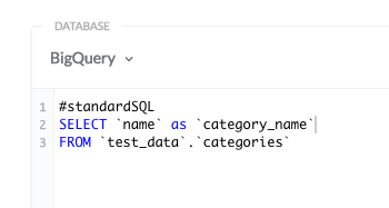 Enabling Standard SQL