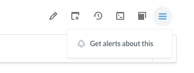 Get alerts