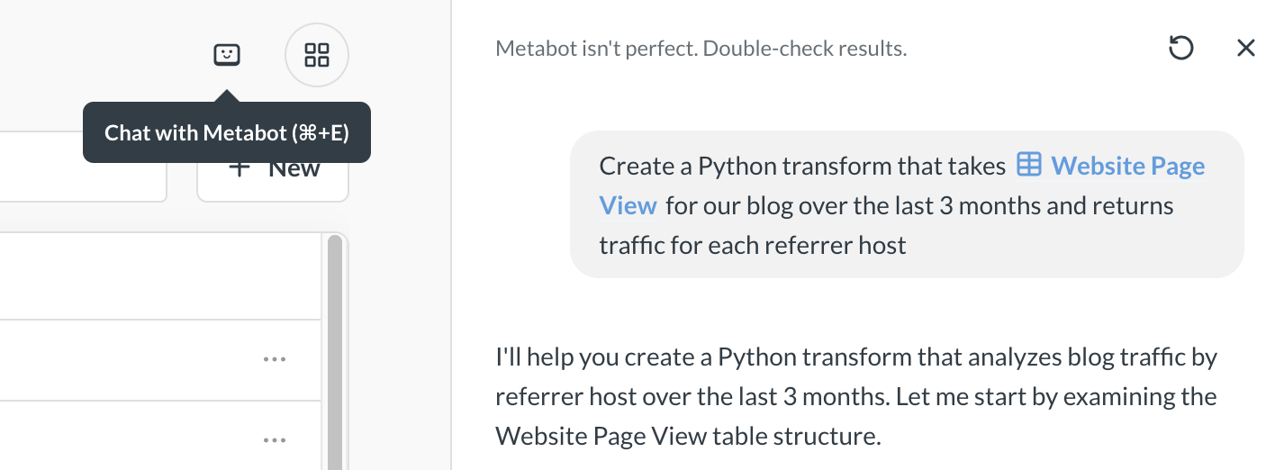 Create a new transform with codegen