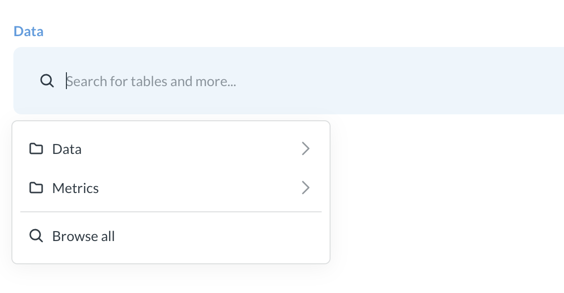 library data picker